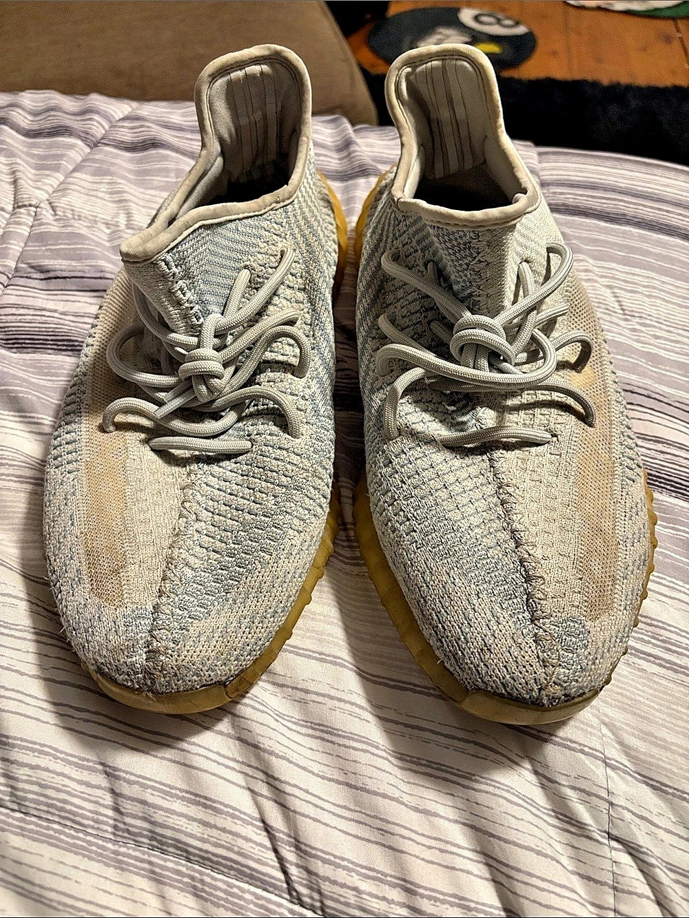 adidas Yeezy Boost 350 V2 Tail Light Sneakers Cream & Yellow